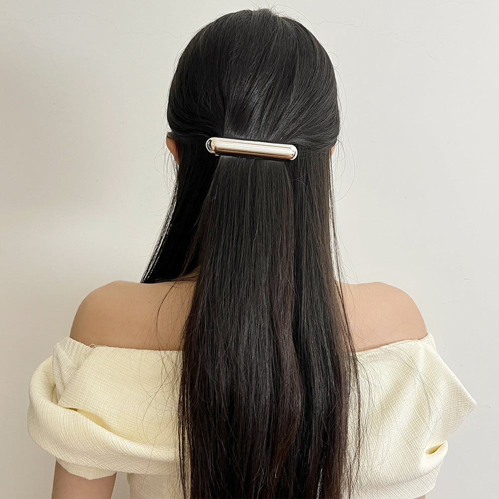 Women's Simple Style Solid Color Alloy Hair Clip