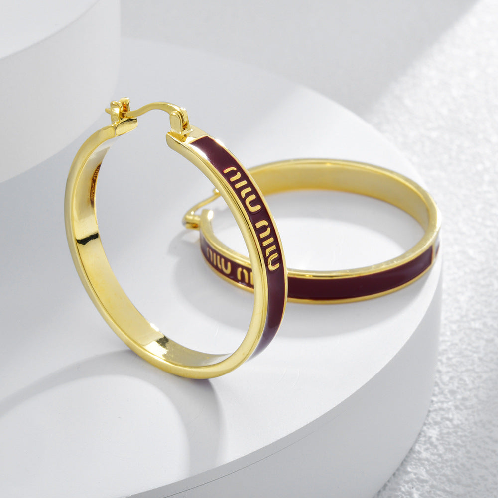 Elegant Fashion Hoops Earrings