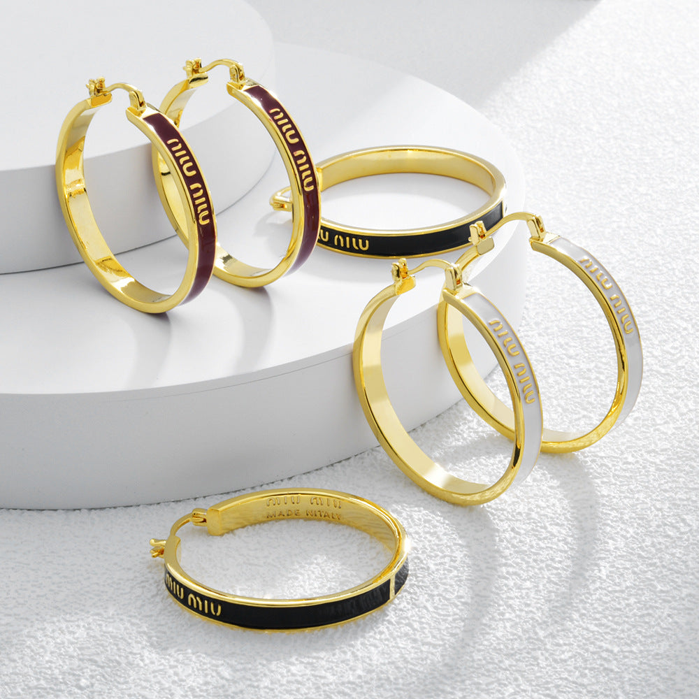 Elegant Fashion Hoops Earrings