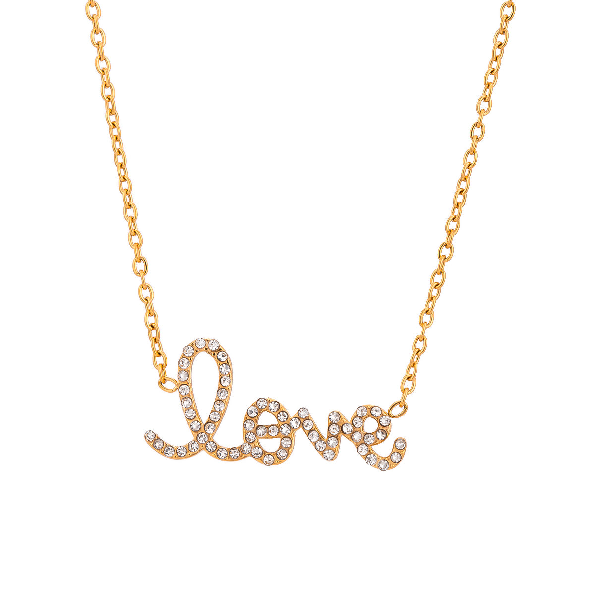 Love 304 Stainless Steel Pendant Necklace