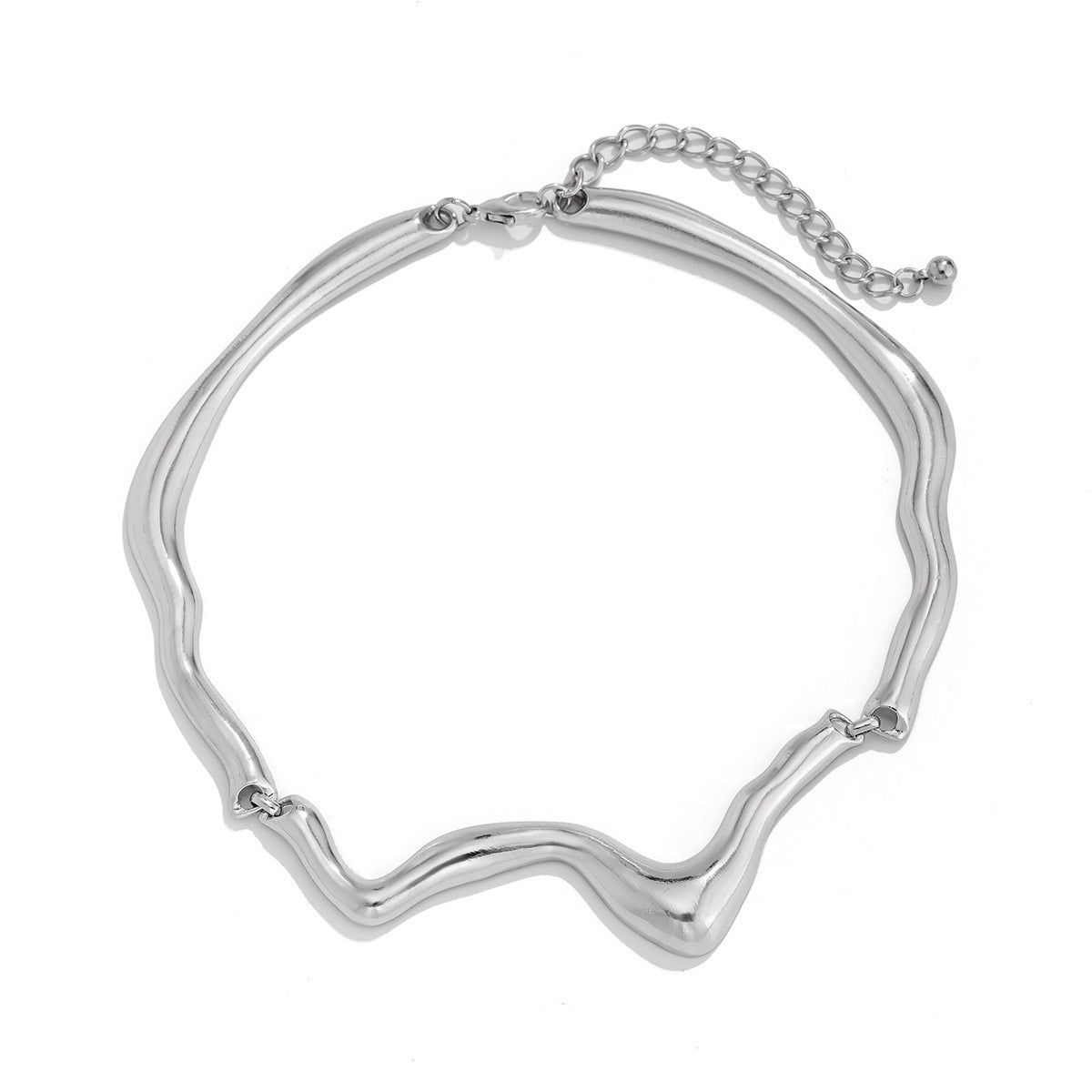 Cute Vintage Style Exaggerated Asymmetrical Alloy Choker