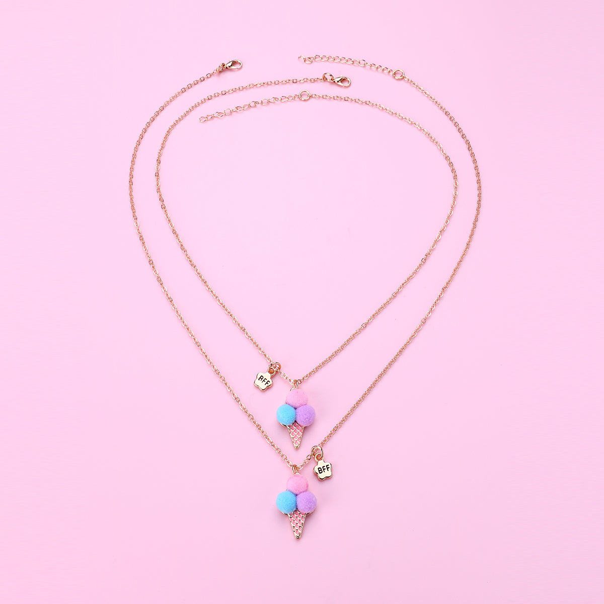 Set of 2 Necklace Alloy Cute Sweet Ice Cream