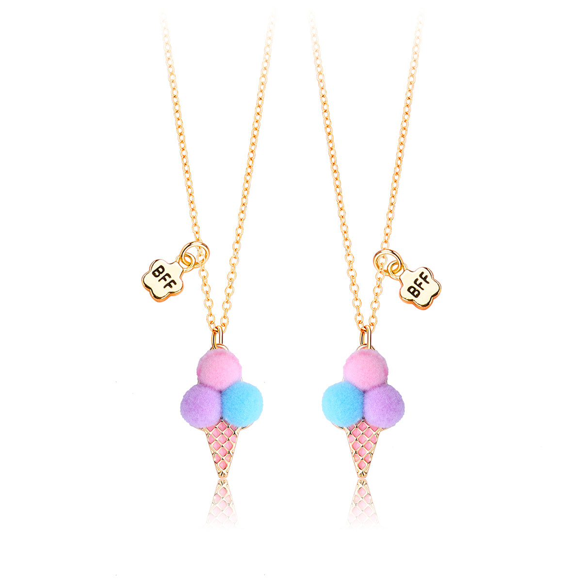 Set of 2 Necklace Alloy Cute Sweet Ice Cream