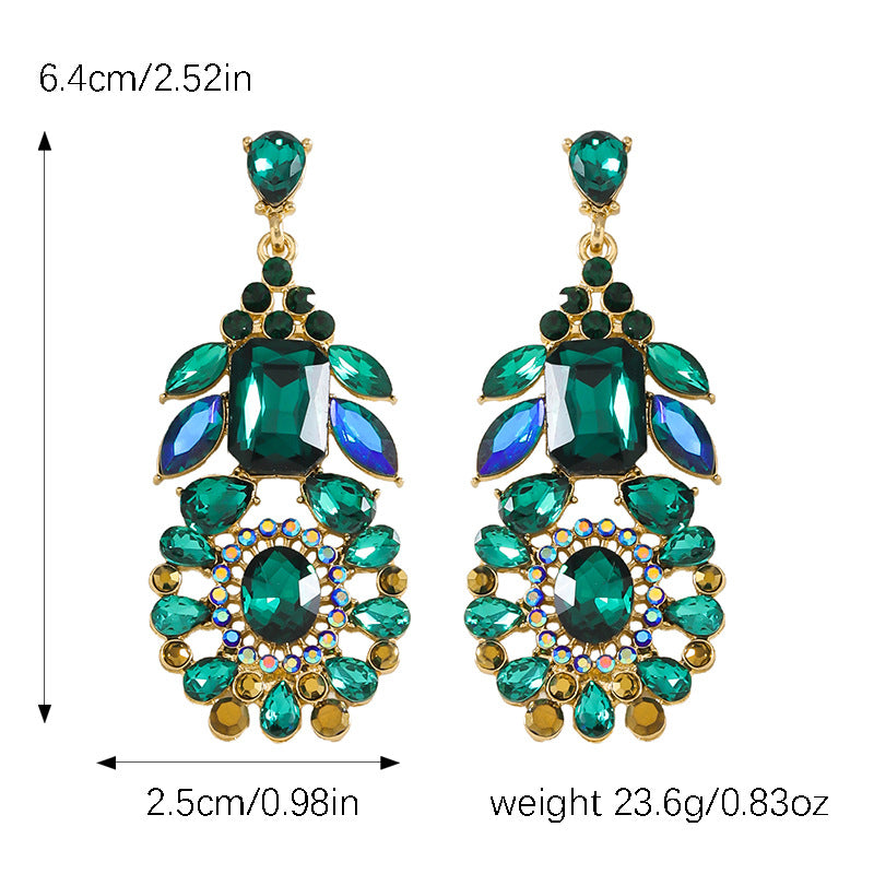 Elegant Classical Simple Style Flower Zinc Alloy Drop Earrings