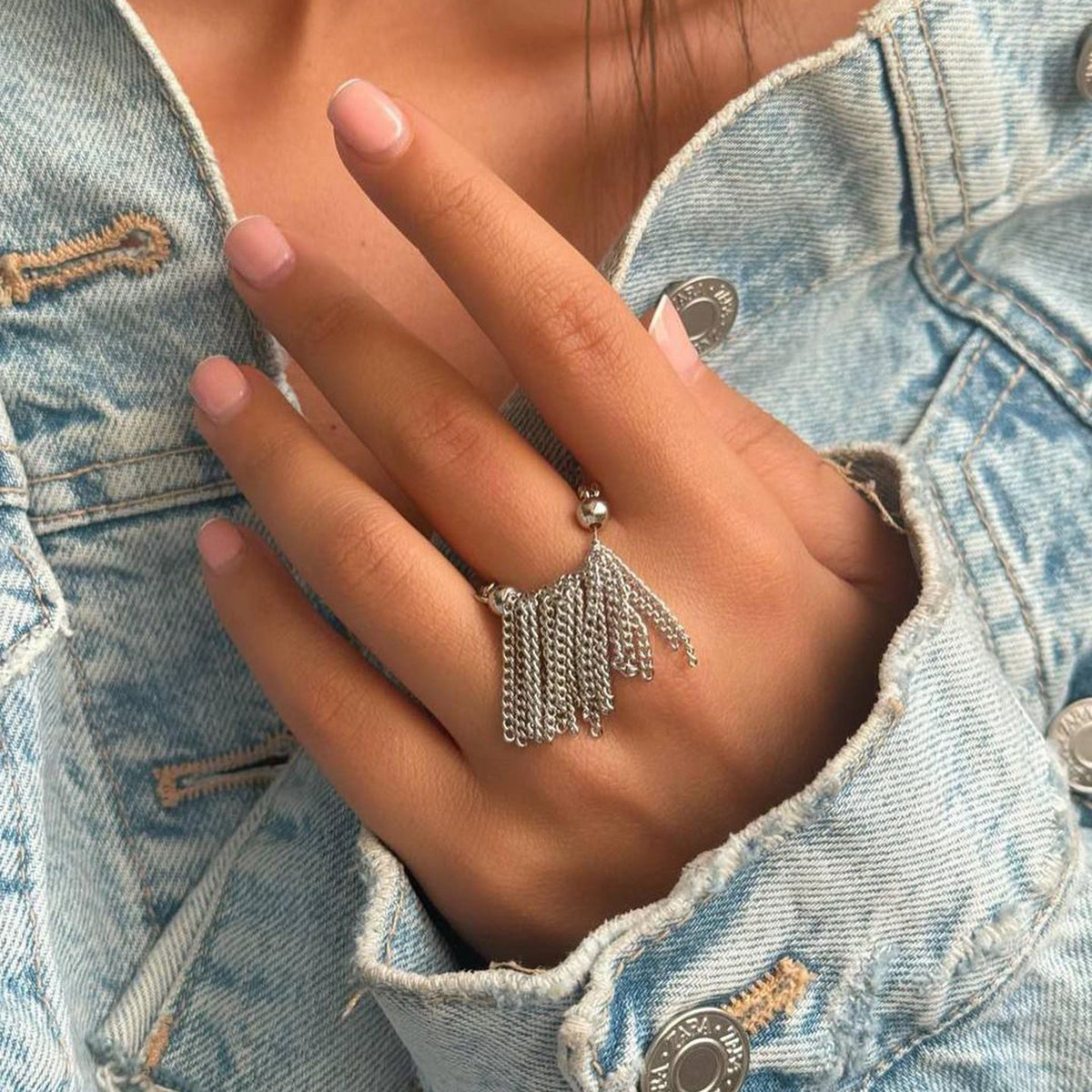 304 Stainless Steel Tassel Rings