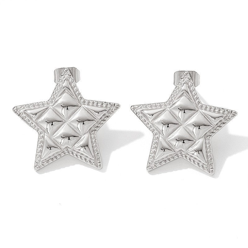 Star 304 Stainless Steel Ear Studs