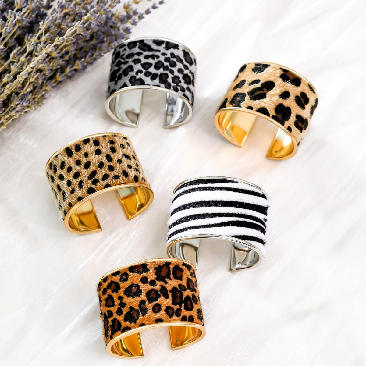 Casual Simple Style Leopard Zinc Alloy Bangle