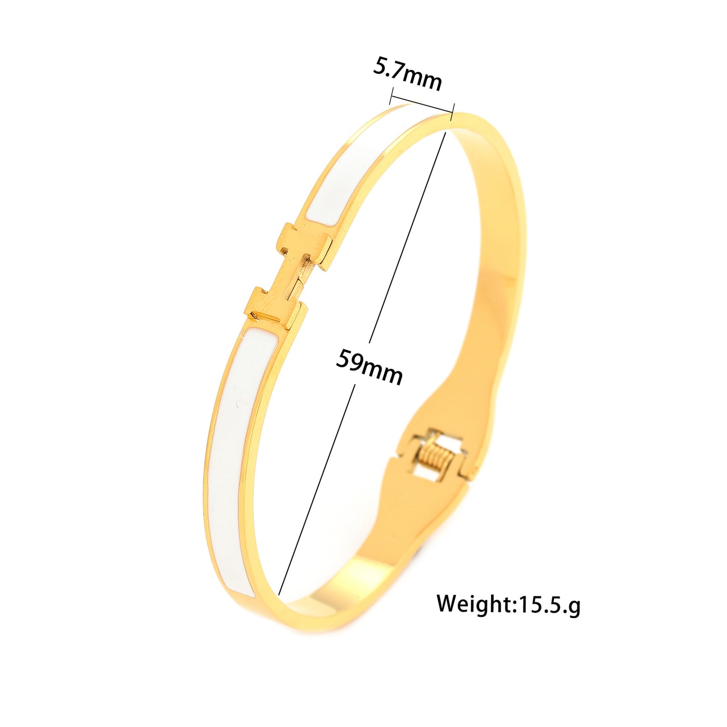 Modern Style H 304 Stainless Steel 18K Bangle