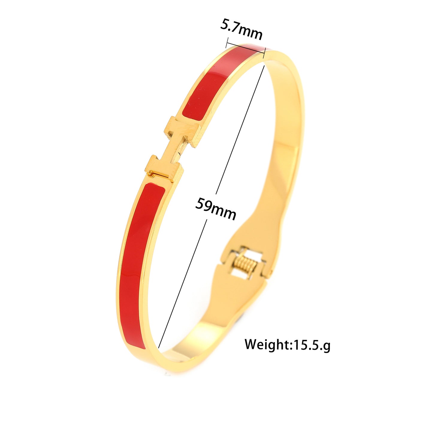 Modern Style H 304 Stainless Steel 18K Bangle