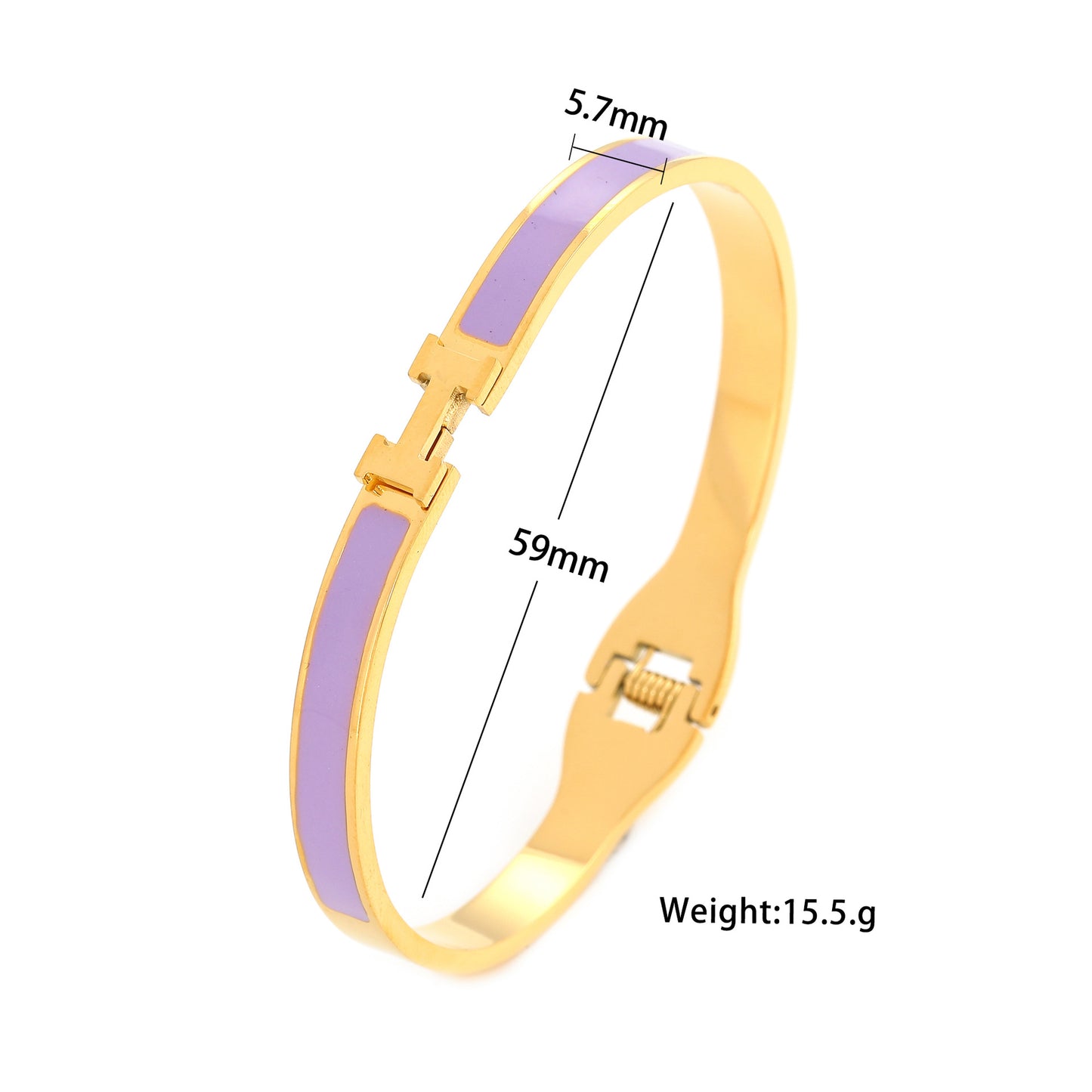 Modern Style H 304 Stainless Steel 18K Bangle