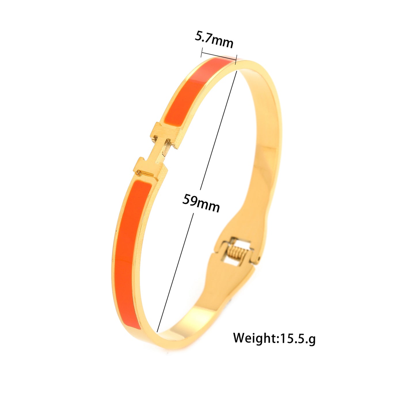 Modern Style H 304 Stainless Steel 18K Bangle