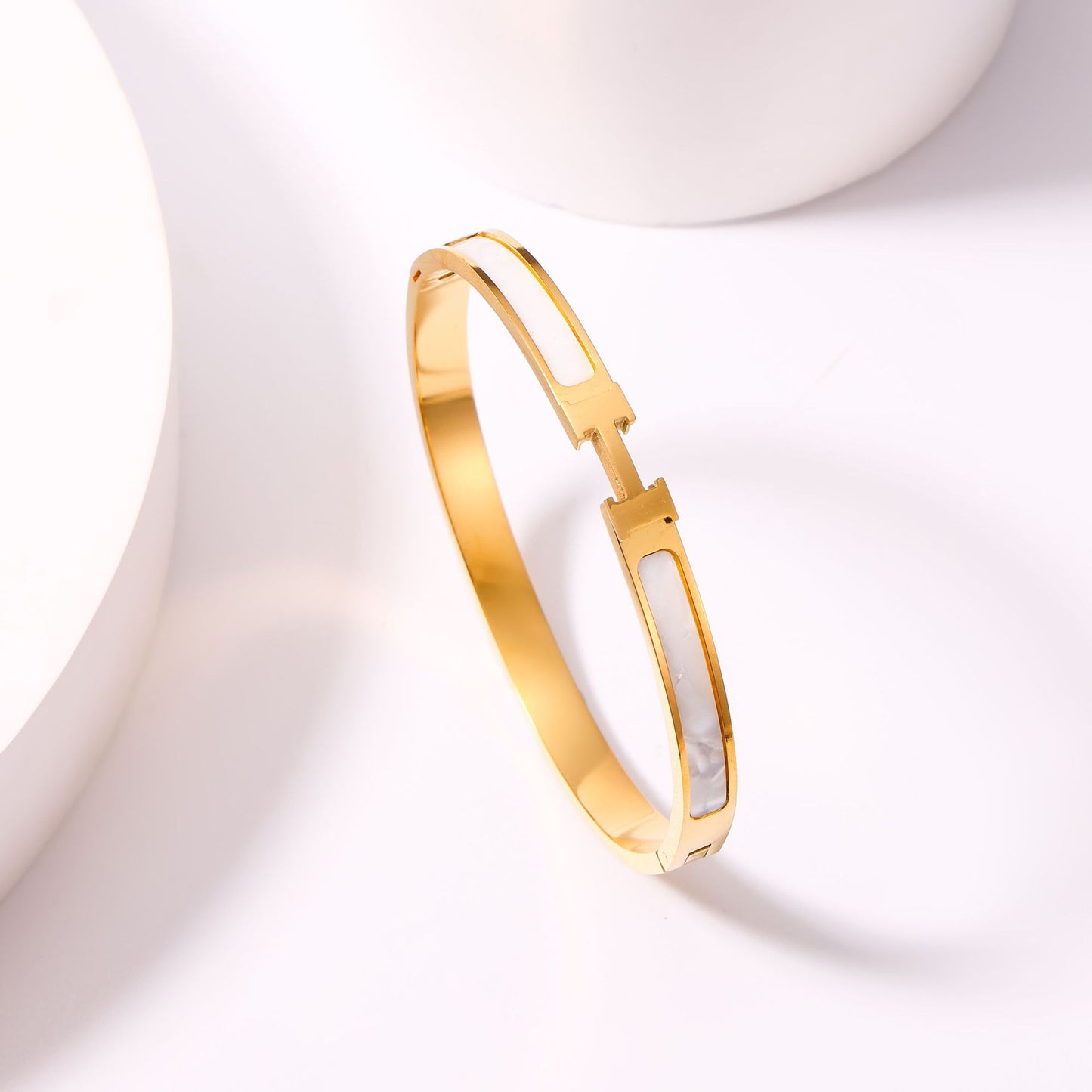 Modern Style H 304 Stainless Steel 18K Bangle