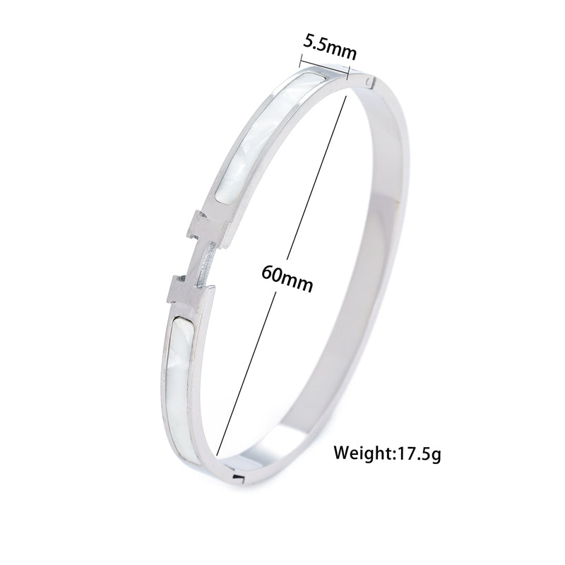 Modern Style H 304 Stainless Steel 18K Bangle