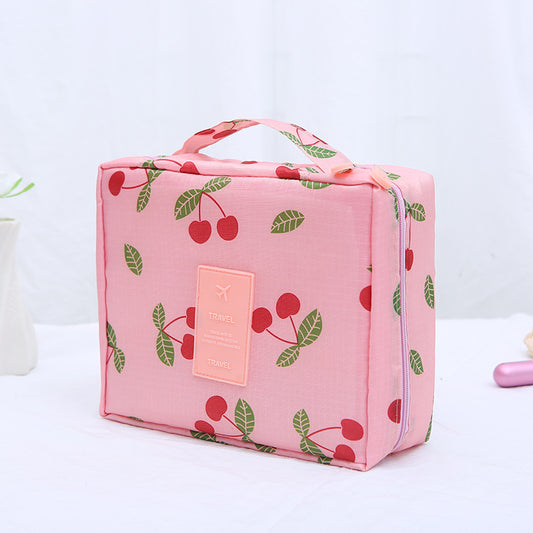 Casual Cherry Polyester Makeup Bags &amp; Storage, πακέτο των 2 