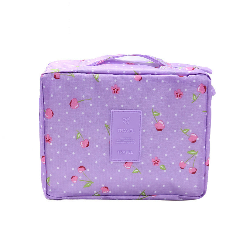 Casual Cherry Polyester Makeup Bags &amp; Storage, πακέτο των 2 