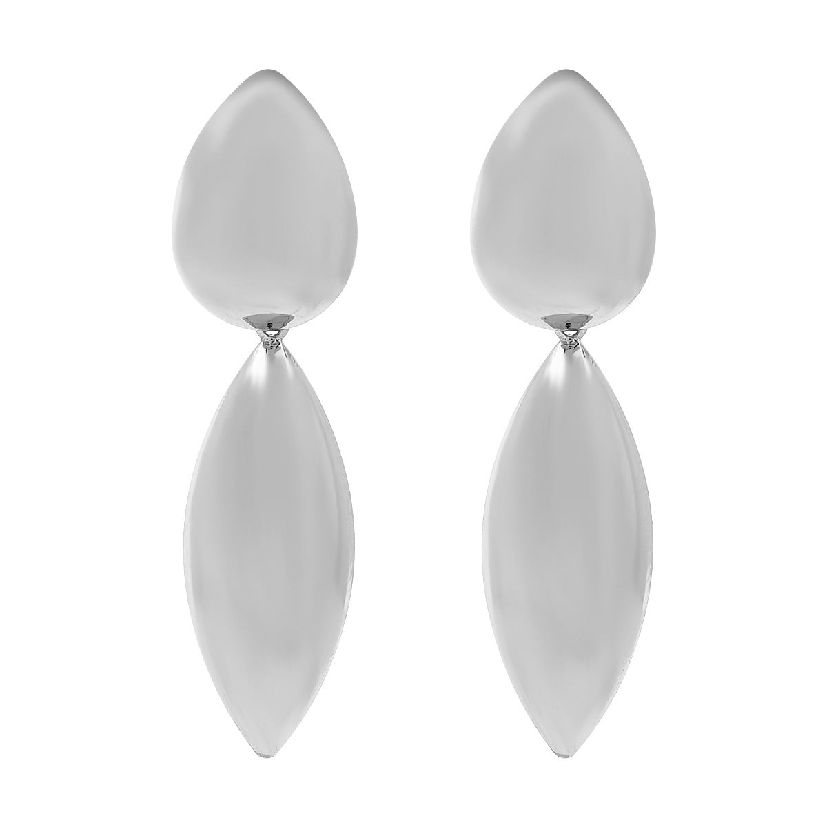 Elegant Lady Water Droplets Water Drop Plating Iron Drop Earrings