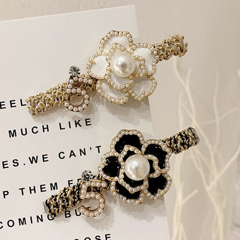 Elegant Sweet Commute Women's Flower Alloy Rhinestone Rhinestones Pearl Hair Clip