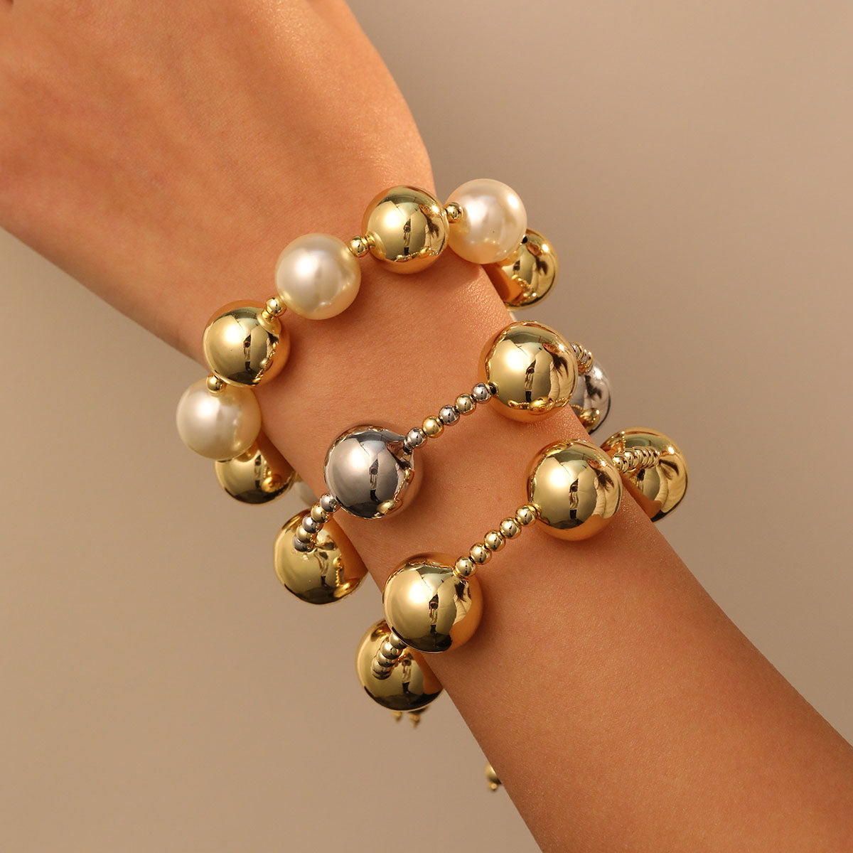 Copper 18K Gold Plated Bracelets