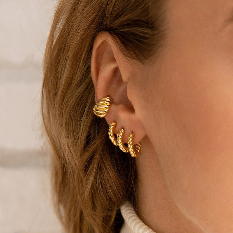 Women'S Fashion Thread Copper Copper Earrings, pack of 1 pc