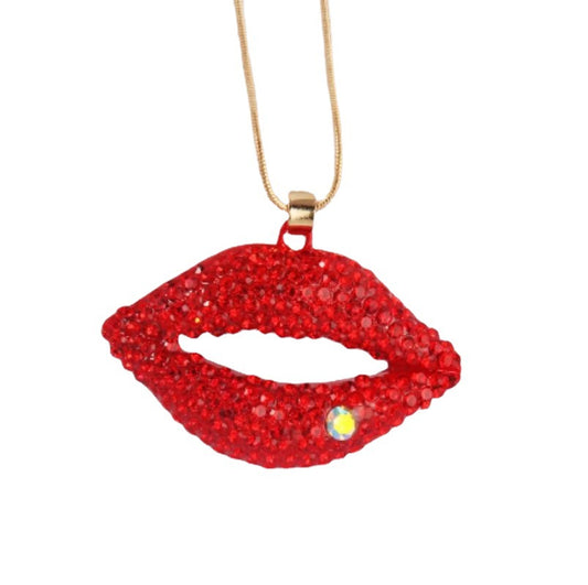Fashion Lips Pendant Necklaces