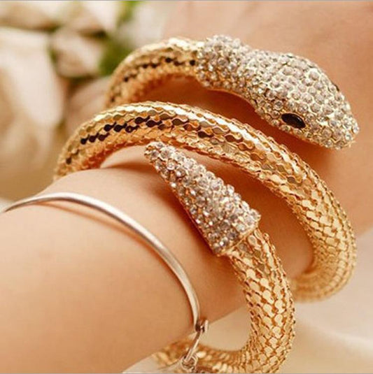 Vintage Fashion Snake Shaped Bracelet
