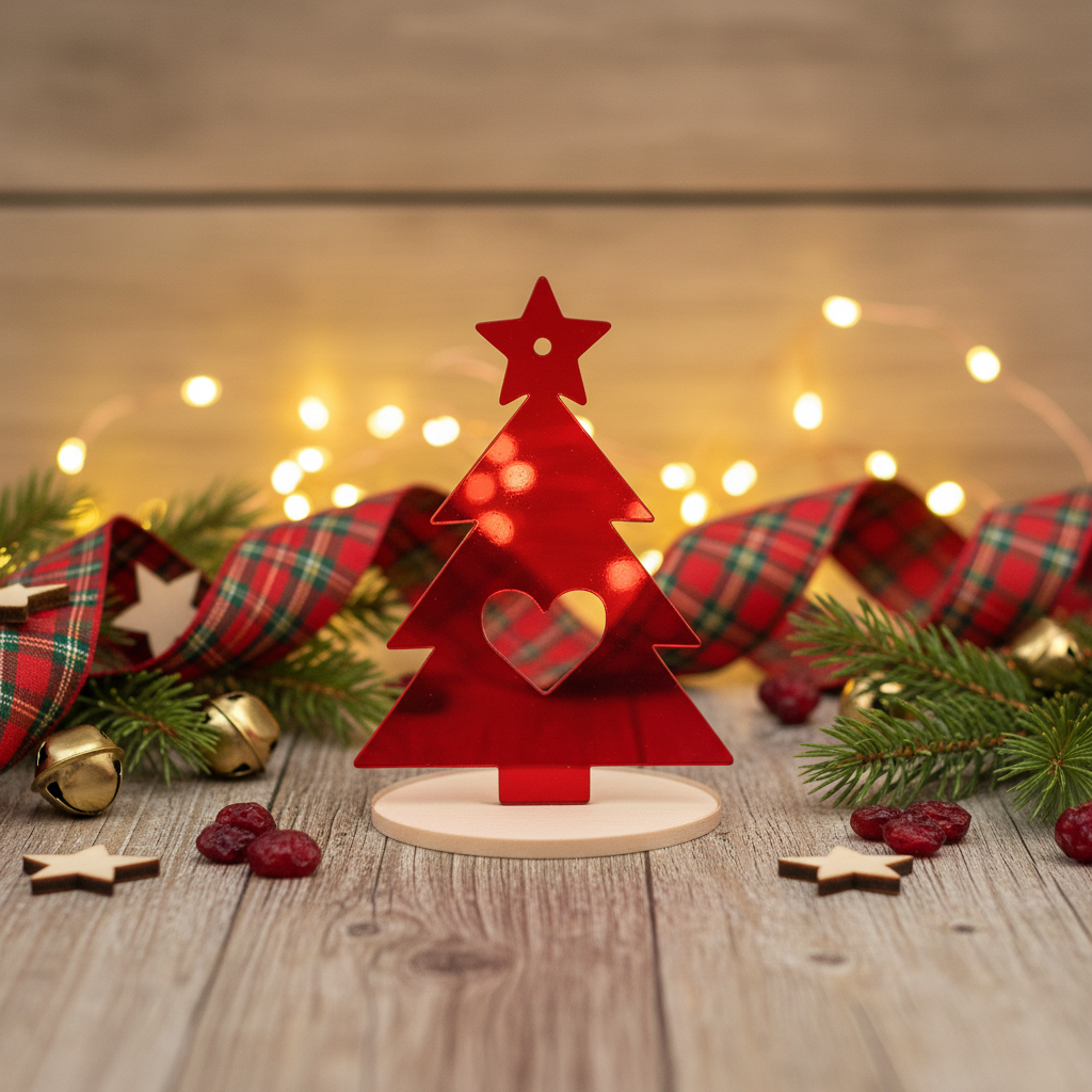 Handmade plexiglass tabletop gouri “Tree with Heart”, set of 3 pieces – So Cute by Dimi Wholesale