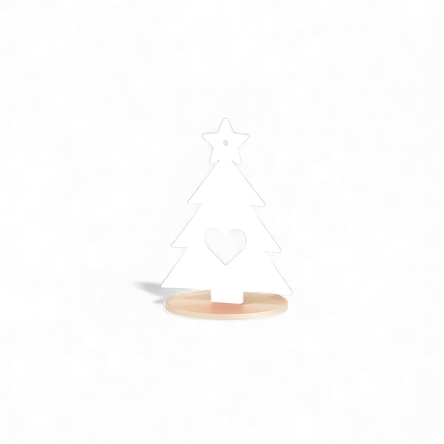 Handmade plexiglass tabletop gouri “Tree with Heart”, set of 3 pieces – So Cute by Dimi Wholesale