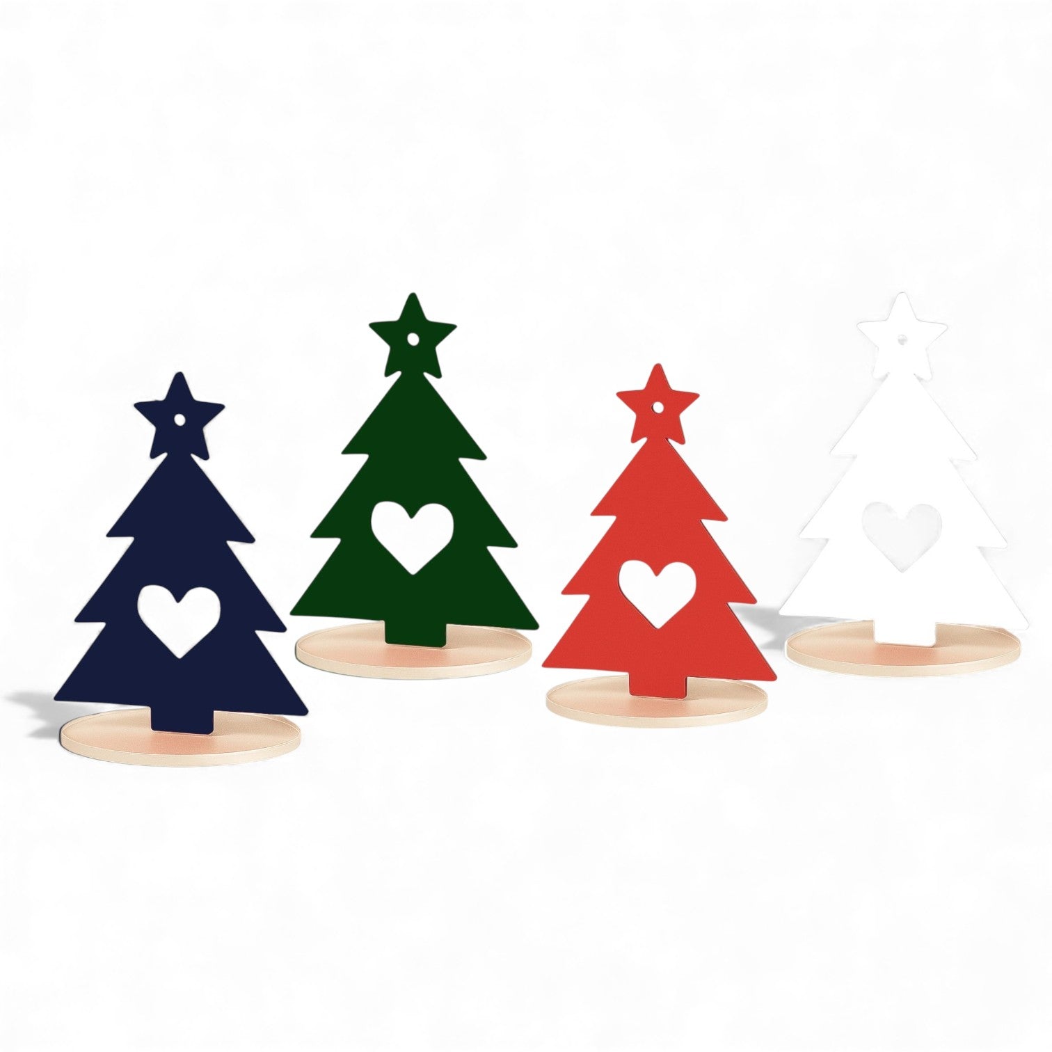 Handmade plexiglass tabletop gouri “Tree with Heart”, set of 3 pieces – So Cute by Dimi Wholesale