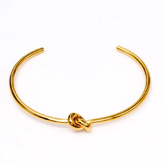 Knot Titanium Steel Bangle