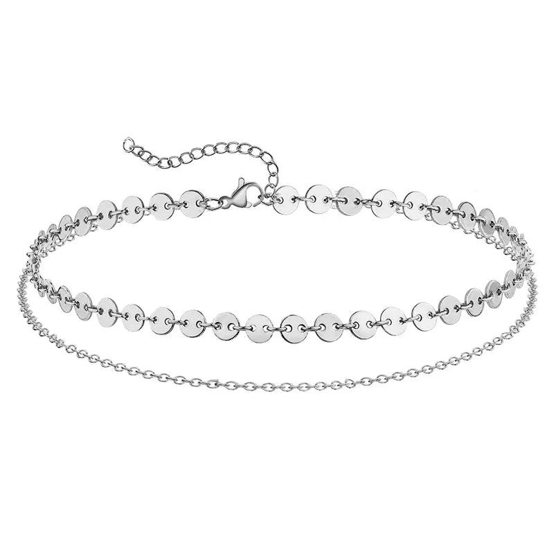 COINS STEEL ANKLET