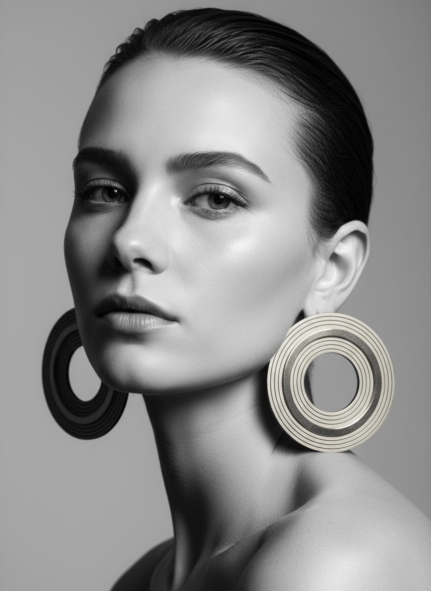 Gemma Earrings – χειροποίητα πλέξιγκλας σκουλαρίκια με ανάγλυφη επιφάνεια – So Cute by Dimi