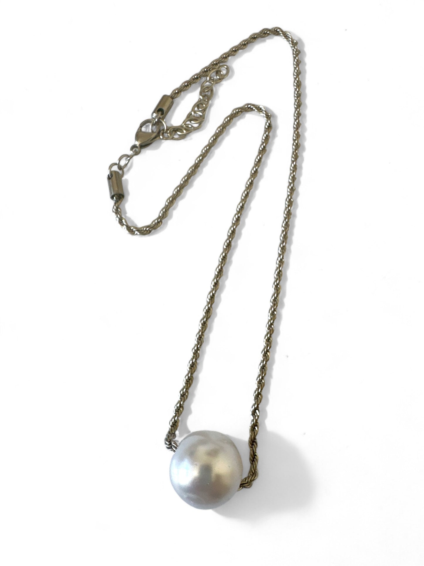 PEARL STEEL NECKLACE