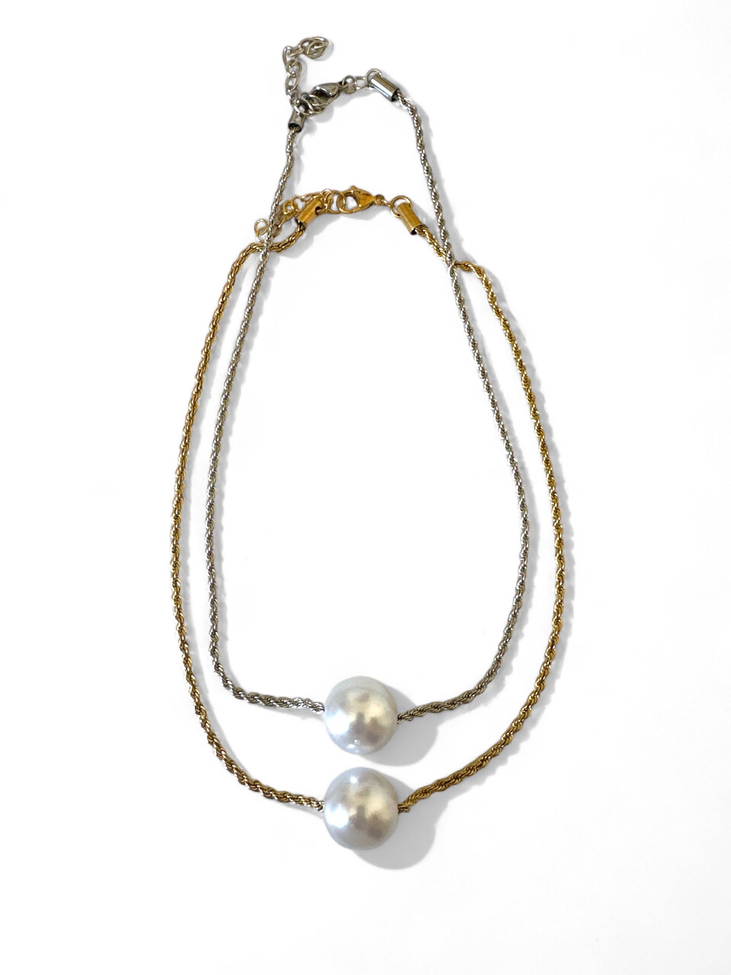 PEARL STEEL NECKLACE