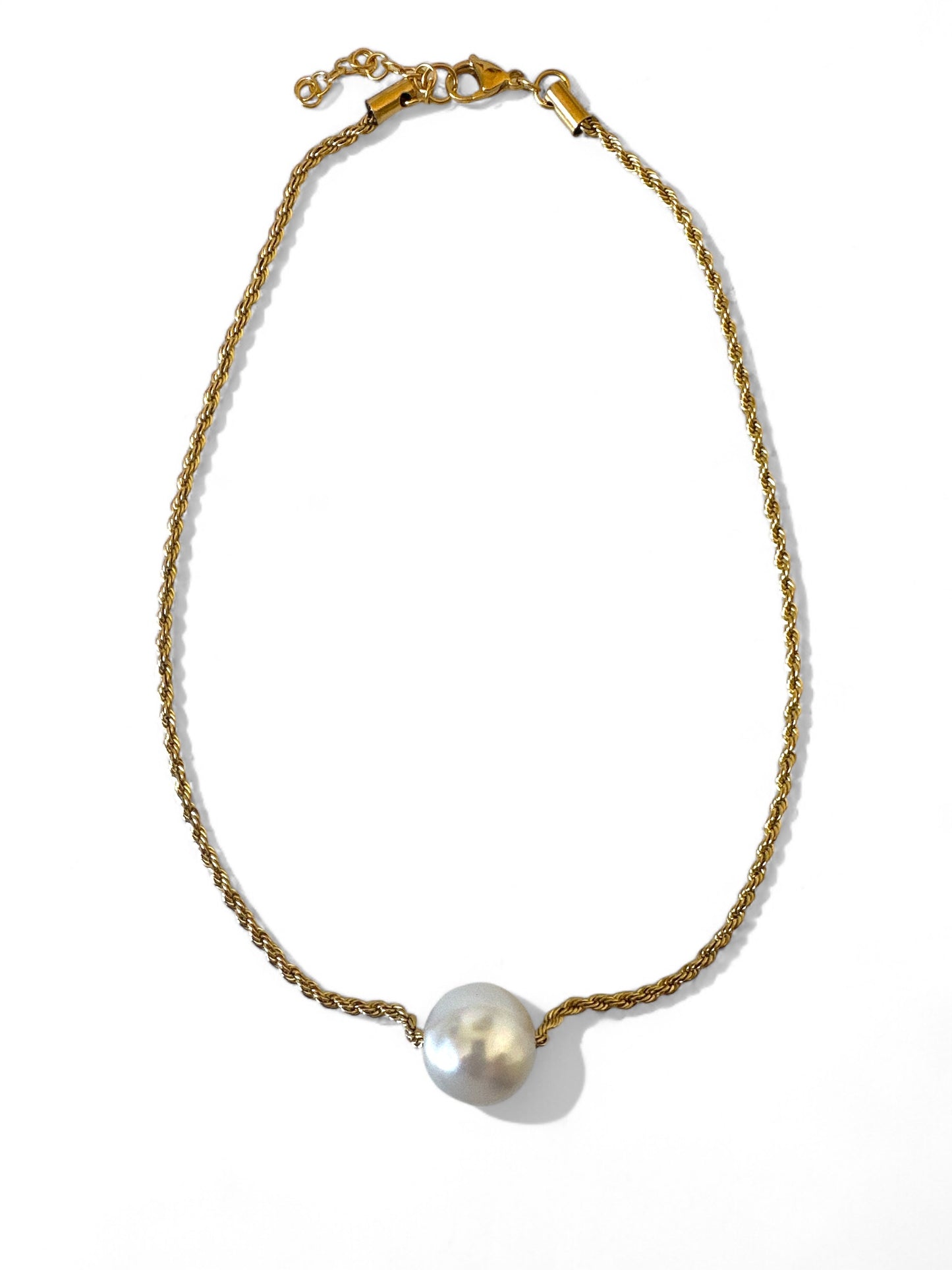 PEARL STEEL NECKLACE