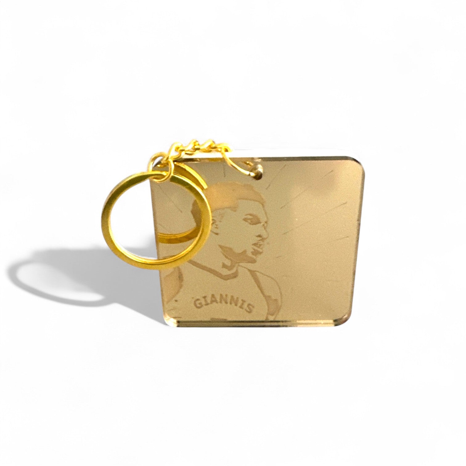 Plexiglass μπρελόκ Giannis με χάραξη – So Cute by Dimi Wholesale