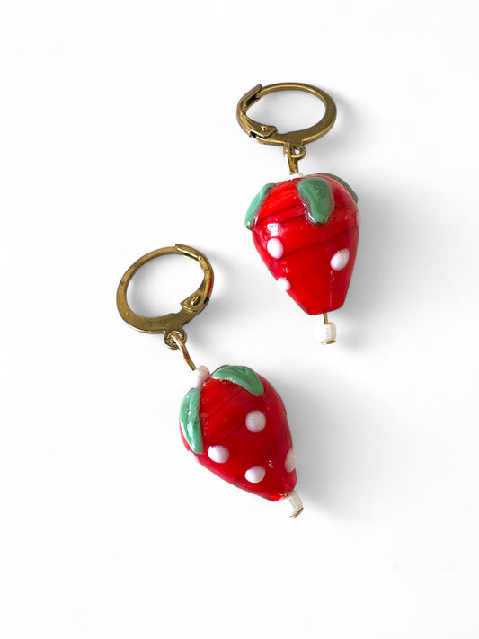 Strawberry Drops Earrings