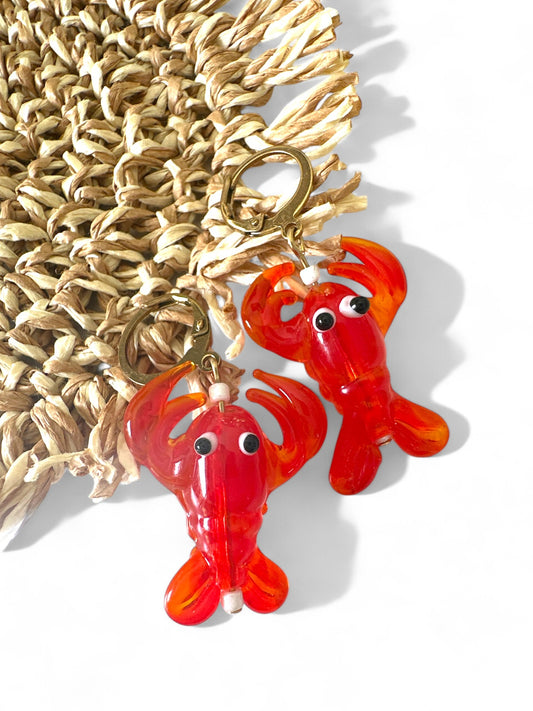 Red Lobster Bold Earrings