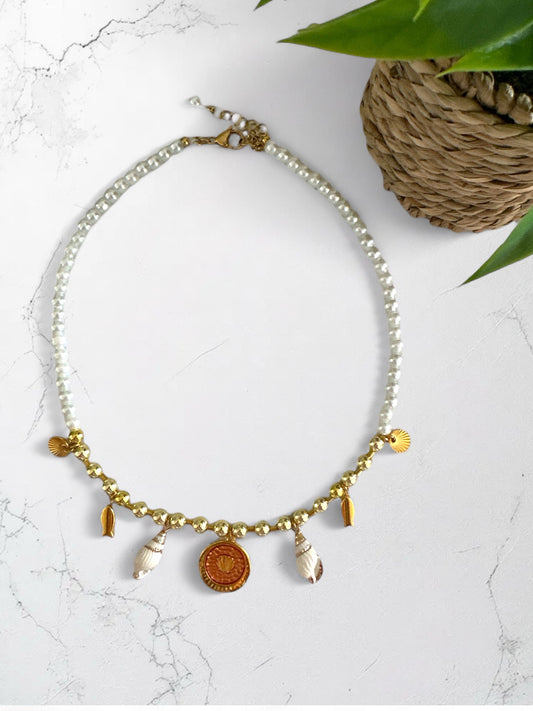 Golden Shell Necklace