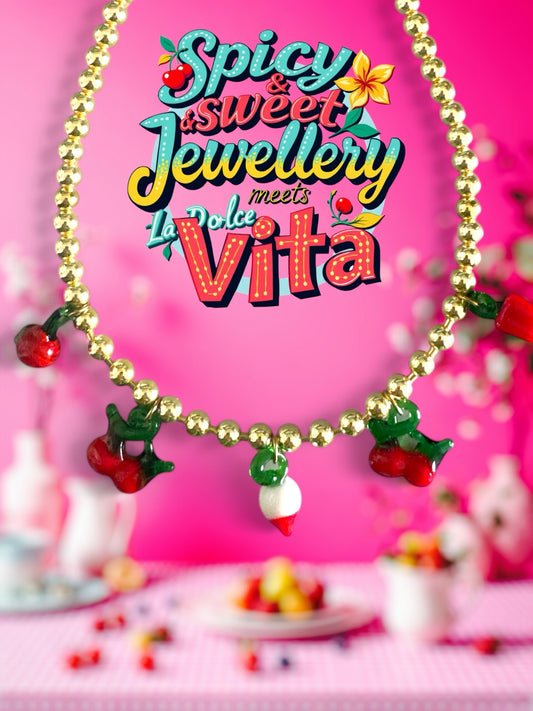 Hot Cherry Necklace
