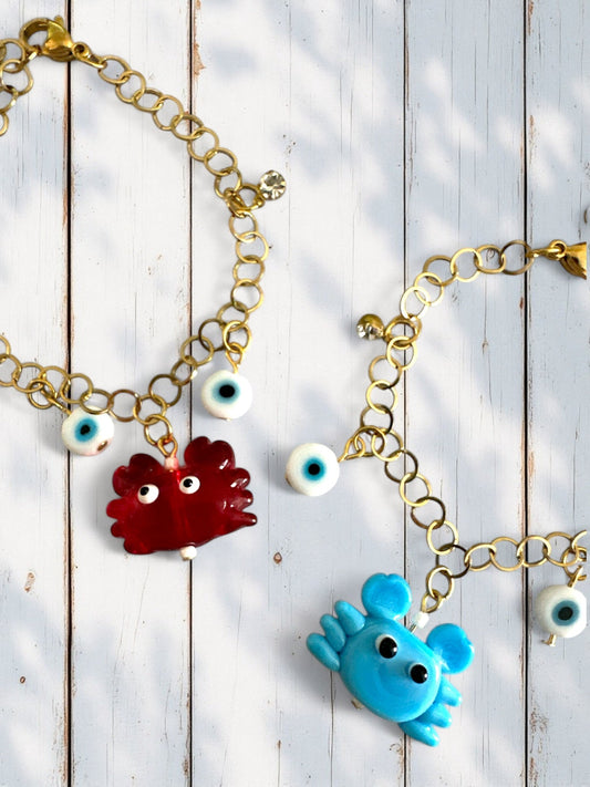 Crab Me Baby Bracelet