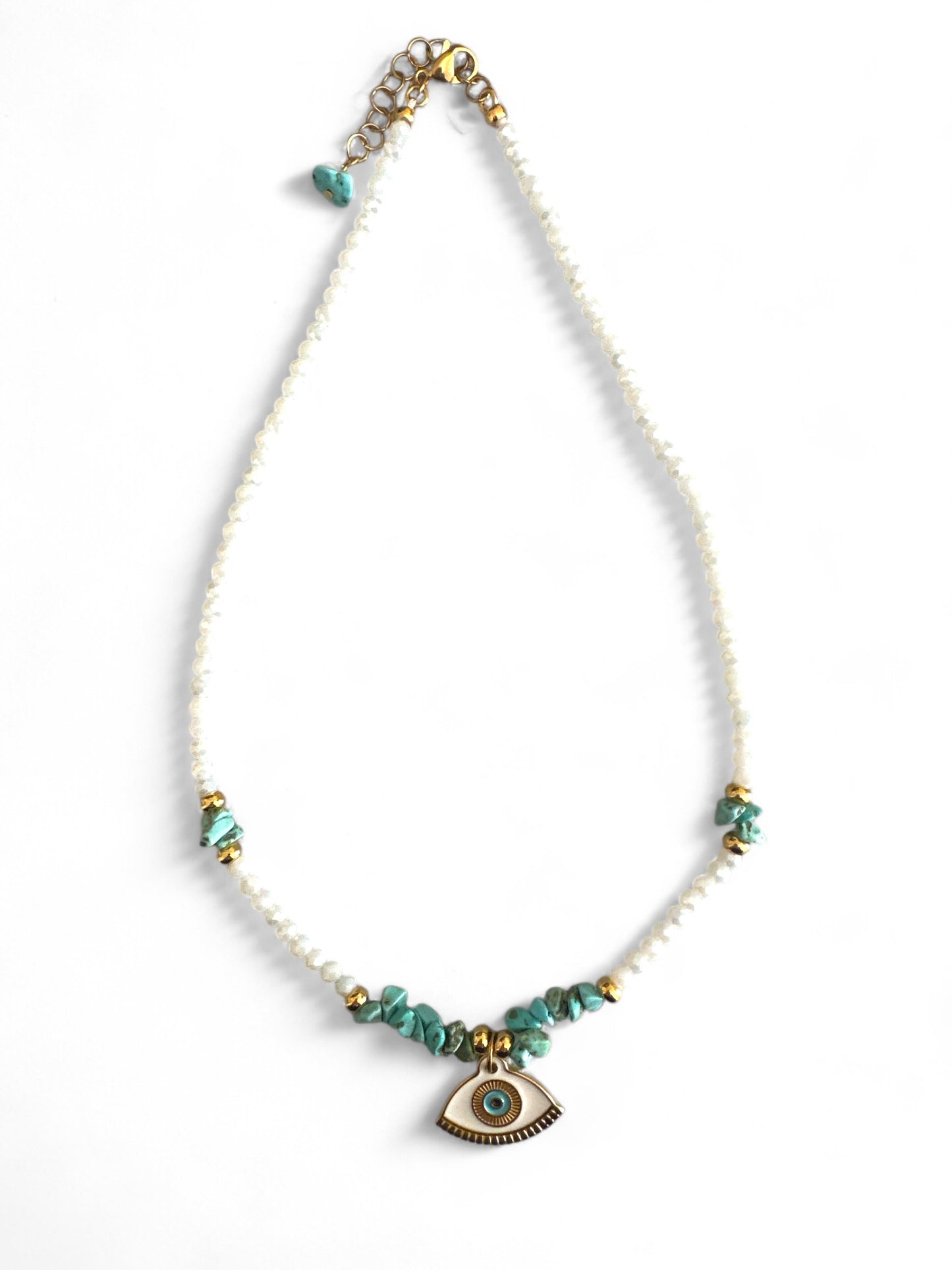 Turquoise Eye Necklace – Aura Edition