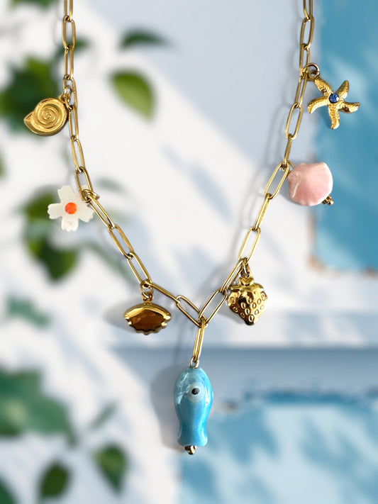 "Summer Stories" Charm Necklace
