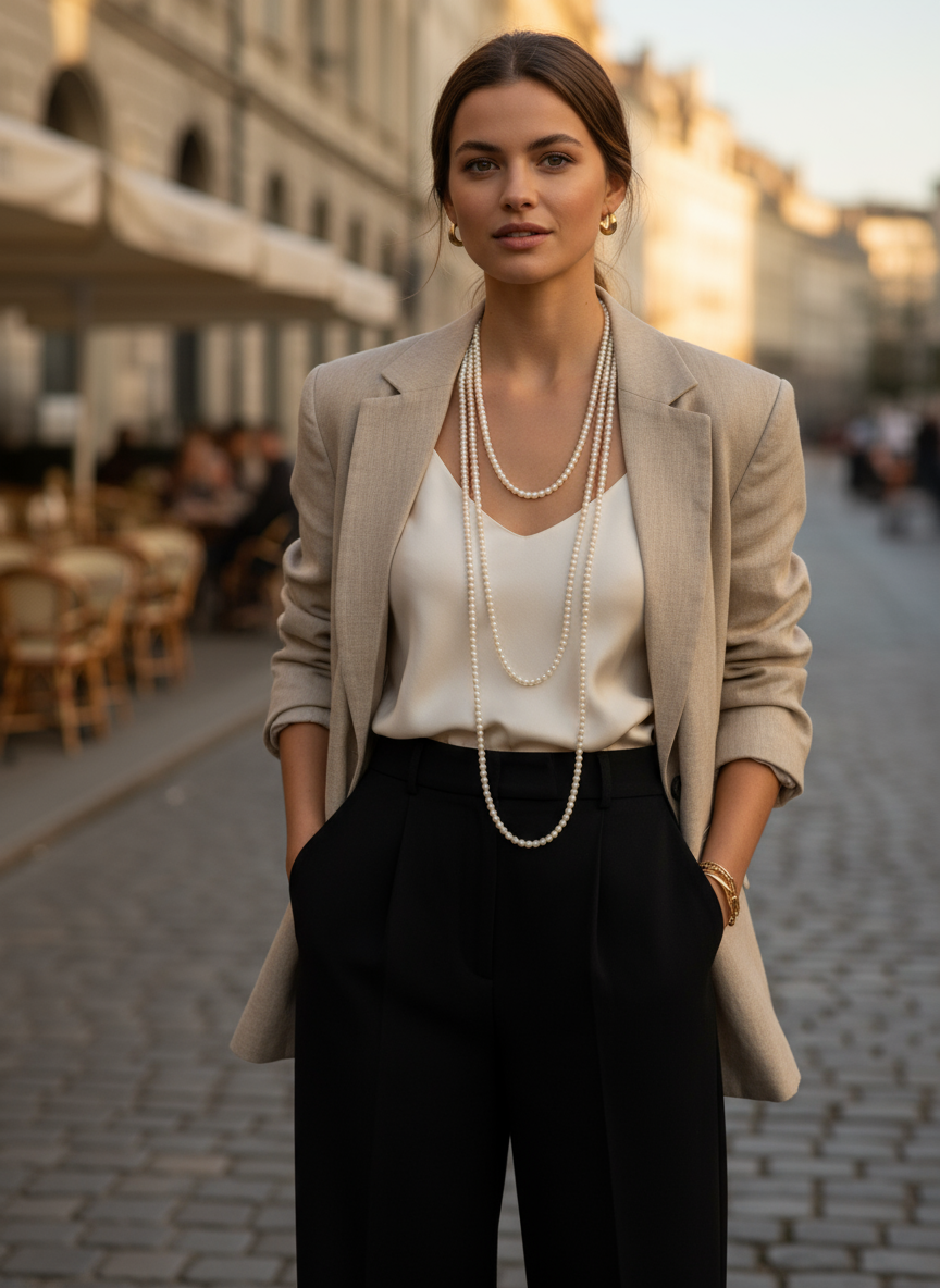 Πολύ μακρύ χειροποίητο κολιέ 260εκ με γυάλινες περλέ χάντρες So Cute by DImi χονδρική