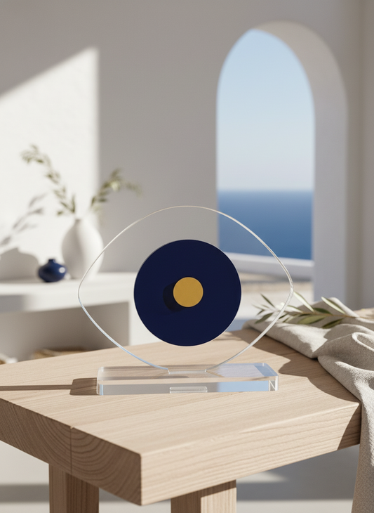 Επιτραπέζιο γούρι μάτι Iris από plexiglass, συλλογή Morphes– So Cute by Dimi χονδρική