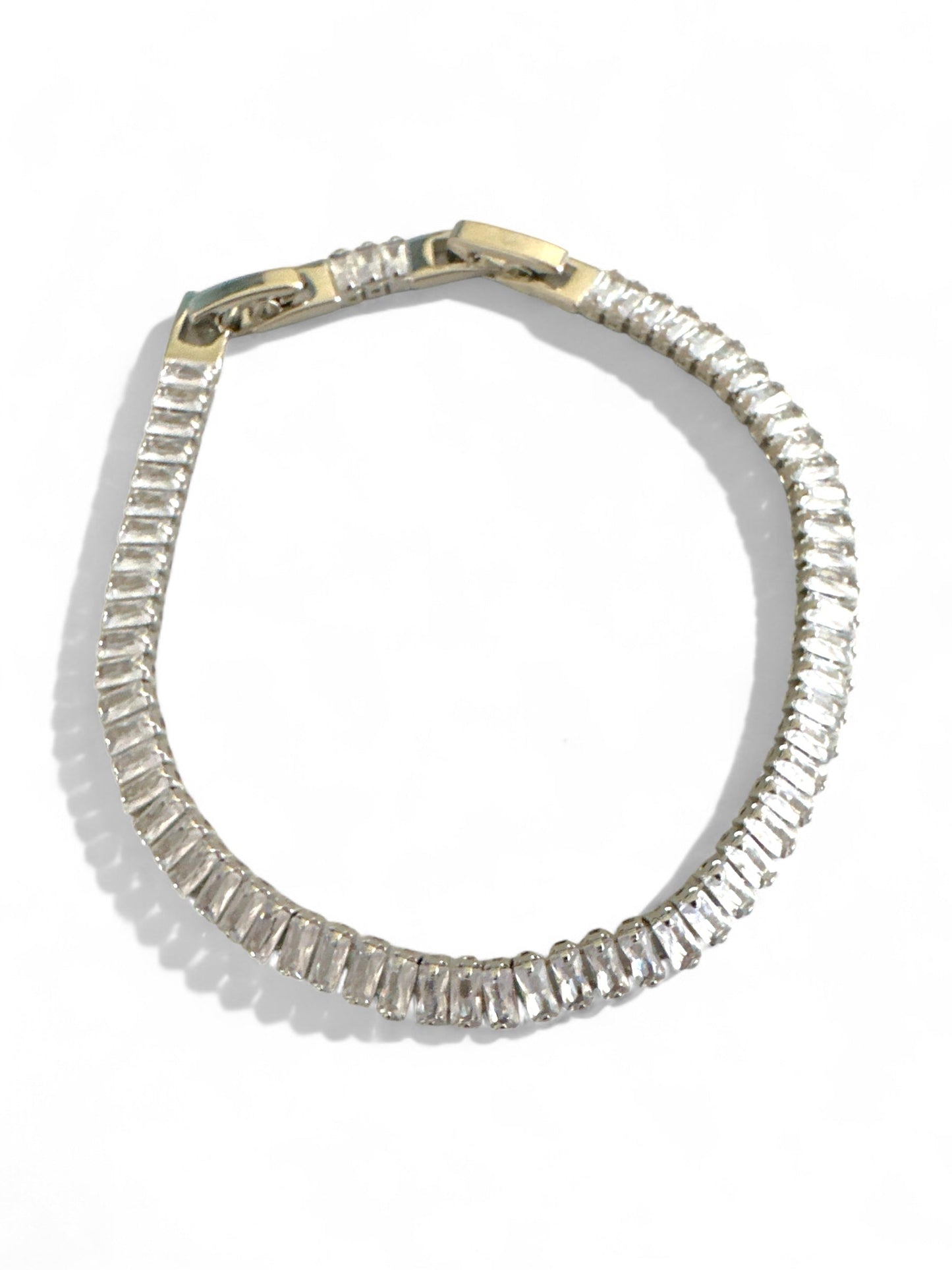 Ατσάλινο βραχιόλι με πολυγωνικά ζιργκόν – So Cute by Dimi χονδρική