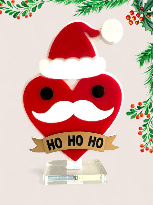 Χειροποίητο γούρι Christmas Pop Ho Ho Ho από plexiglass – Χονδρική So Cute by Dimi