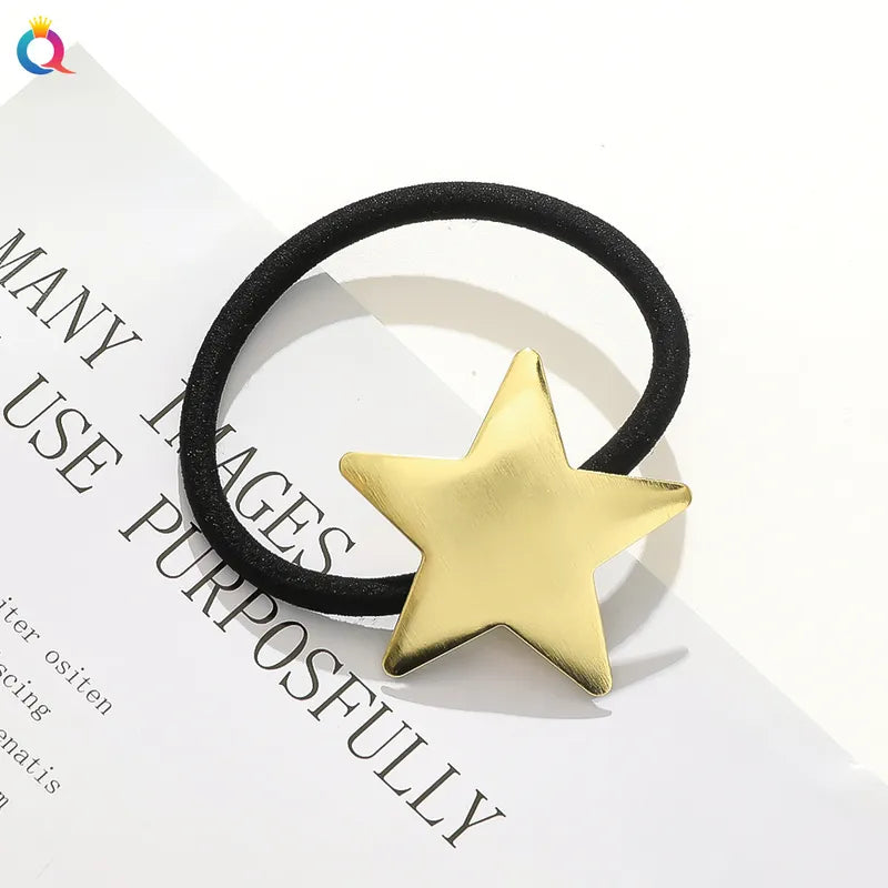 Women's Geometric Star Iron Hair Tie