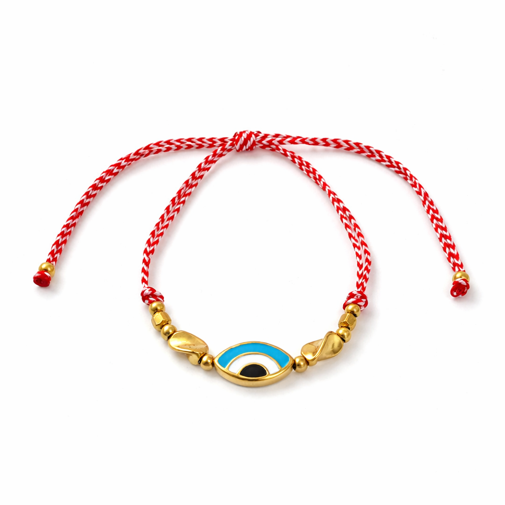 ⚡🚚 Calypso Martis Bracelet – Ατσάλινο Βραχιόλι Μάρτης με Μάτι