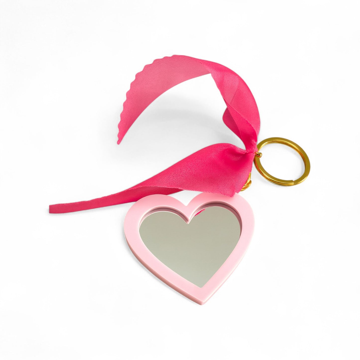 🤍✨ Miu Mirror Heart Keychain