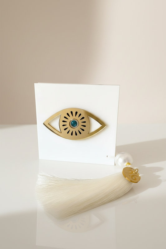 🤍✨ Γούρι Μάτι Square Luxe